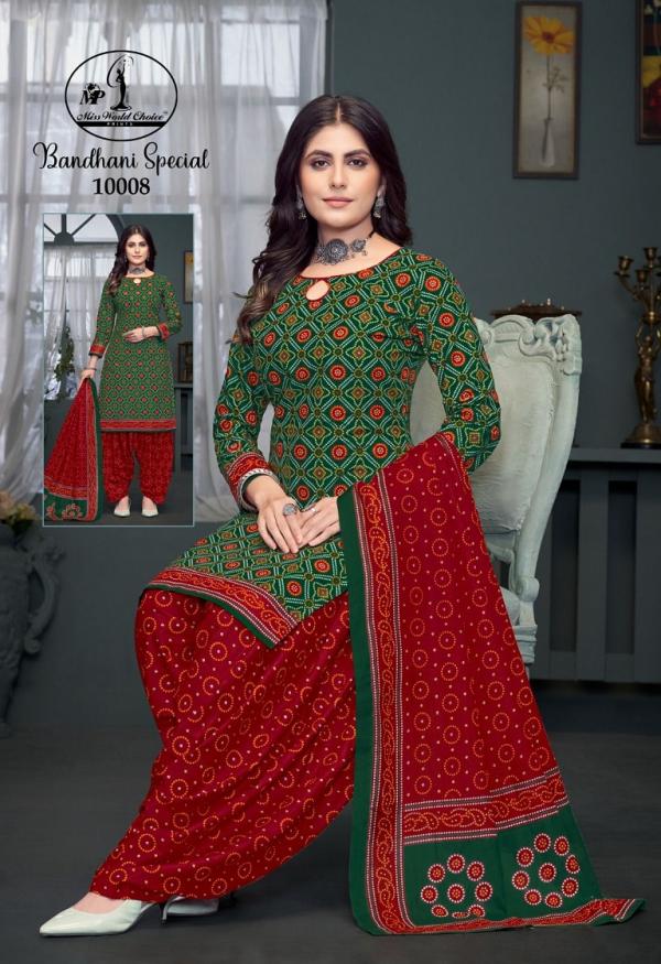 Miss World Bandhni Vol-10 – Dress Material